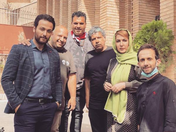 فاطمه گودرزی در صحنه سریال تلویزیونی شرم به همراه میلاد میرزایی