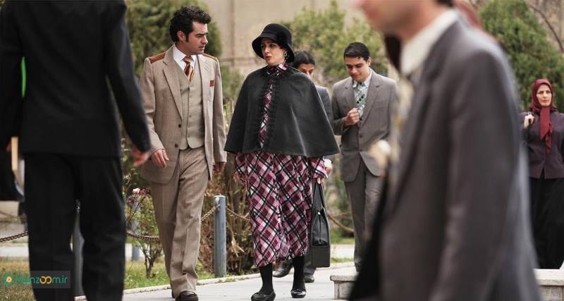 ترانه علیدوستی در صحنه سریال شبکه نمایش خانگی شهرزاد 1 به همراه سید‌شهاب حسینی