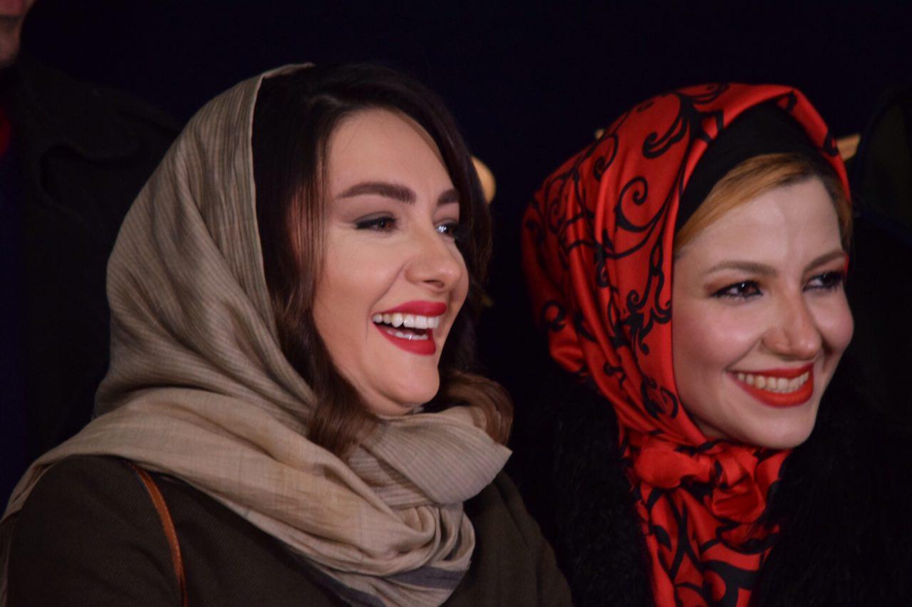 هانیه توسلی در جشنواره فیلم سینمایی سوءتفاهم به همراه ملیکا زارعی