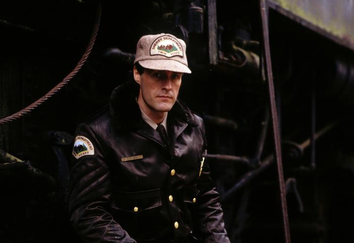 Harry Goaz در صحنه سریال تلویزیونی توئین پیکس