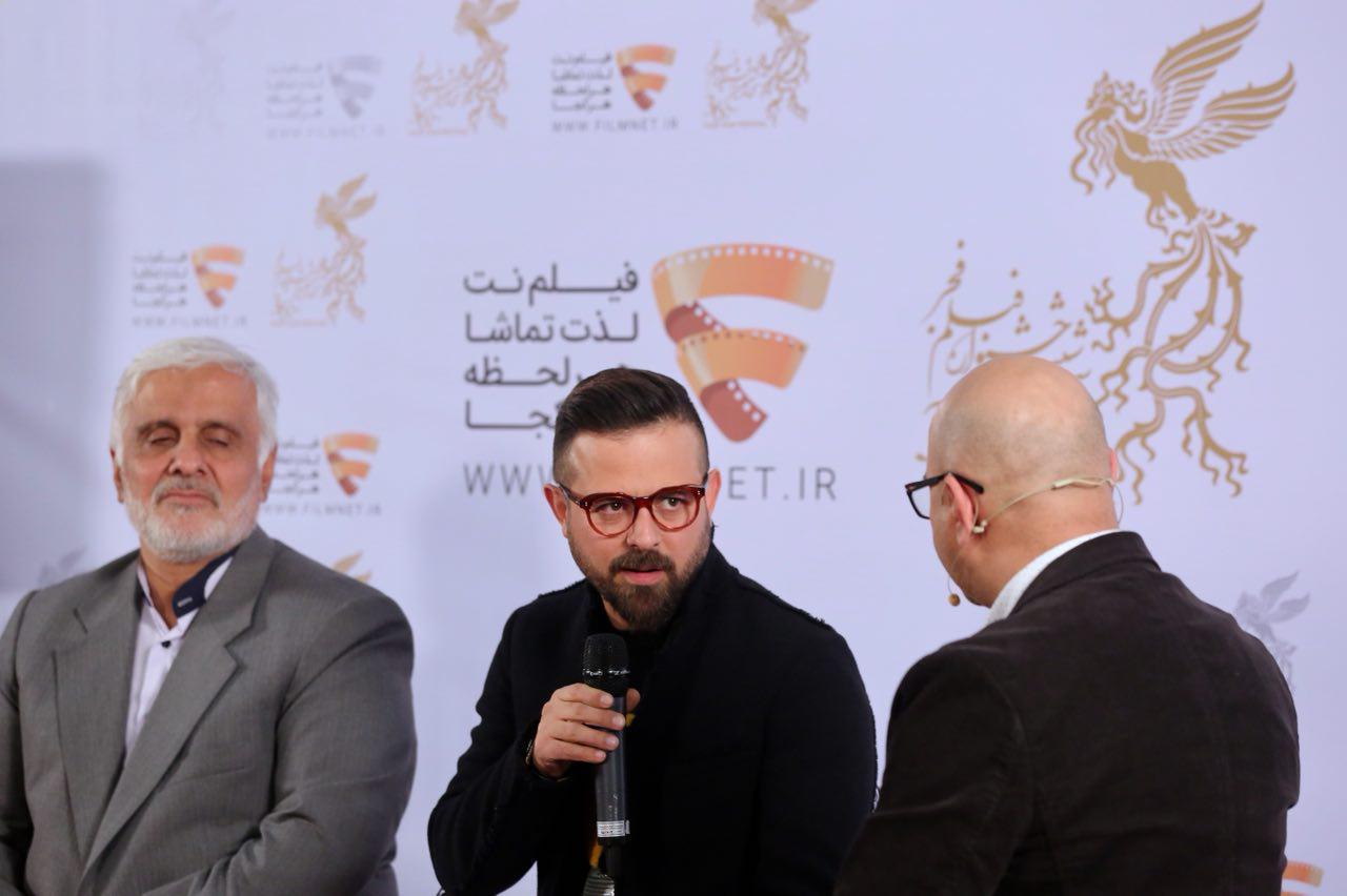 سعید سعدی در اکران افتتاحیه فیلم سینمایی مغزهای کوچک زنگ زده به همراه هومن سیدی