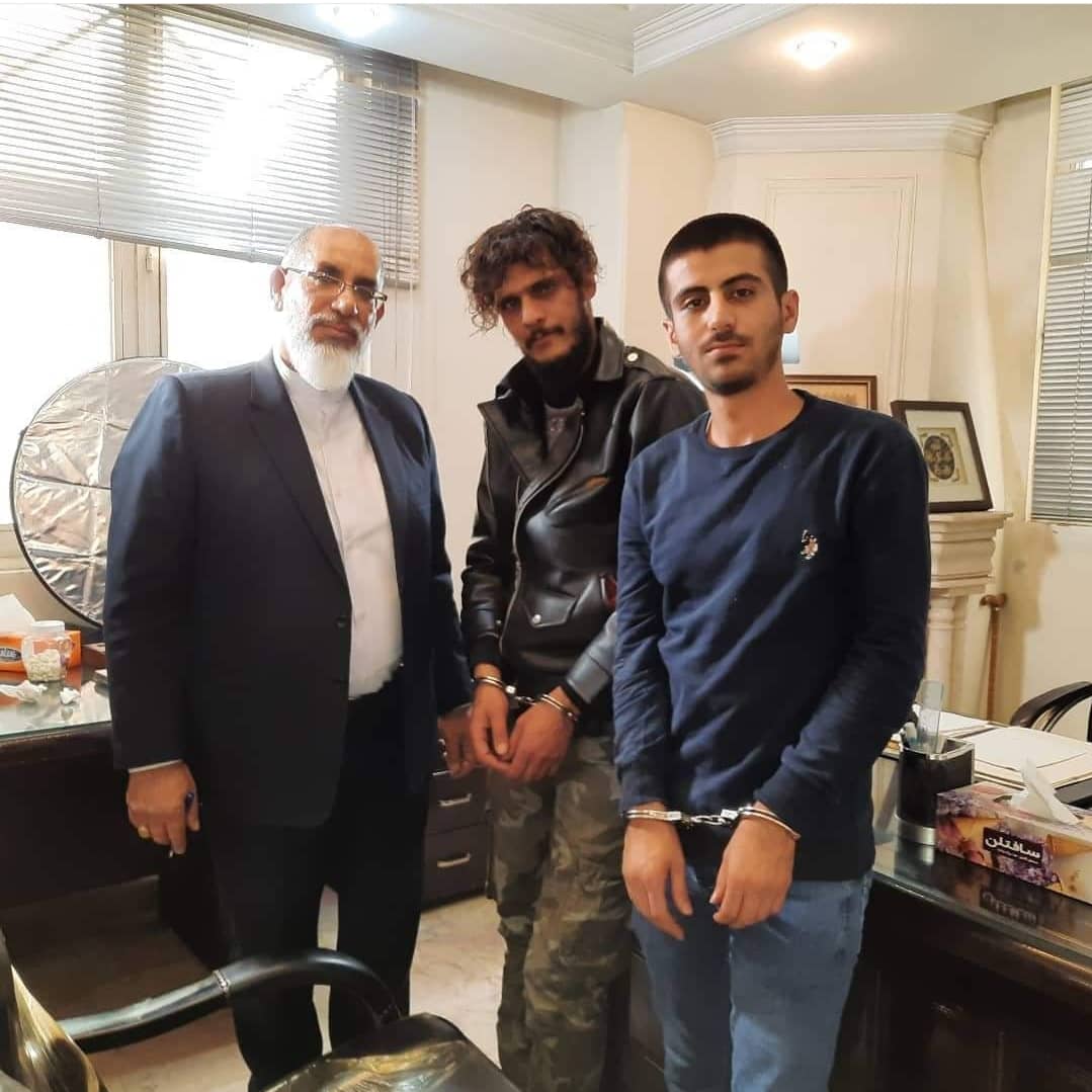 تصویری از حسین جعفری (سردار) سینما و تلویزیون در پشت صحنه یکی از آثارش