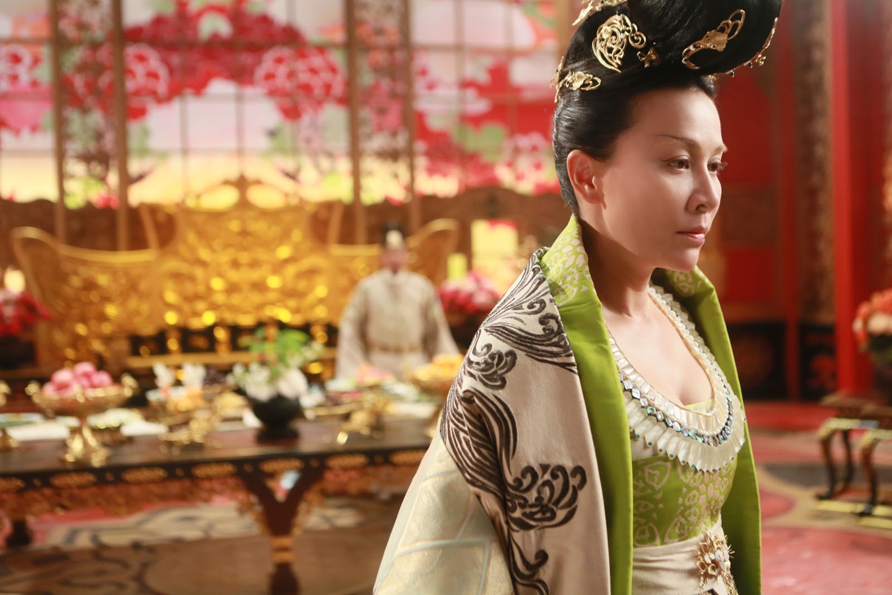 Carina Lau در صحنه فیلم سینمایی Detective Dee: The Four Heavenly Kings