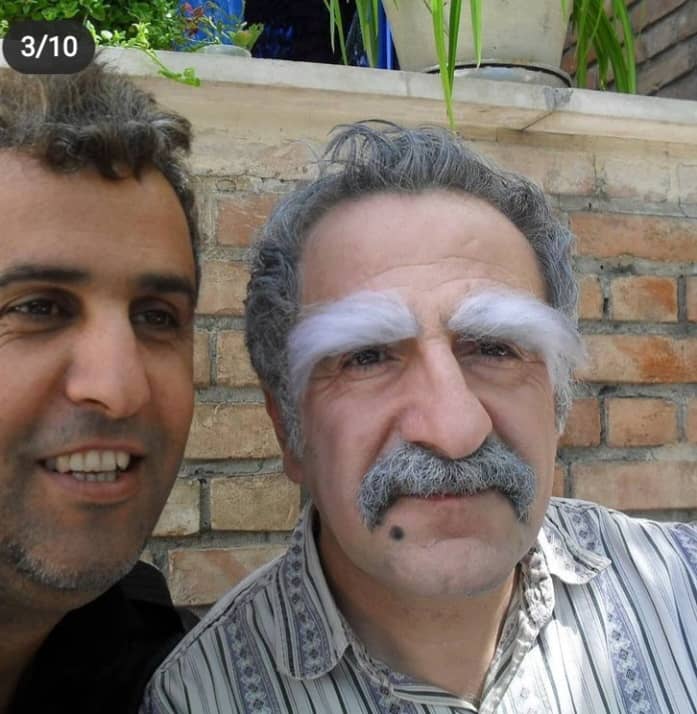 تصویری از هادی ستایشگر، بازیگر و دستیار اول فیلمبردار سینما و تلویزیون در پشت صحنه یکی از آثارش
