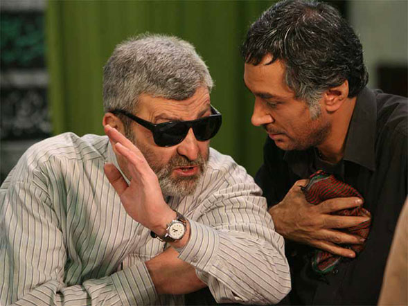 محمد حاتمی در صحنه سریال تلویزیونی حلقه سبز