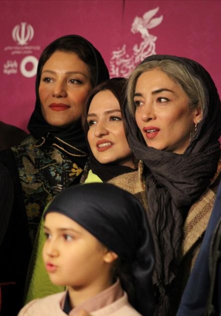 شبنم مقدمی در جشنواره فیلم سینمایی نفس به همراه پانته‌آ پناهی‌ها، گلاره عباسی و ساره نور موسوی