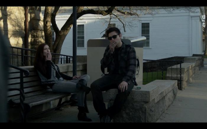 Jesse Dufault در صحنه فیلم سینمایی Almost Mercy به همراه Danielle Guldin