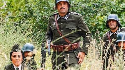 مارال فرجاد در صحنه فیلم سینمایی خوب٬ بد٬ جلف 2: ارتش سری به همراه سام درخشانی