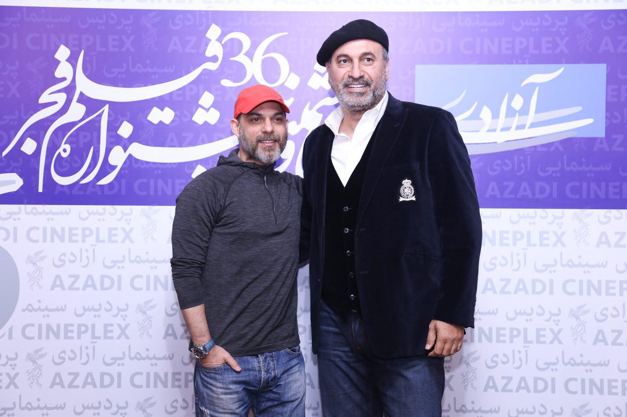 حمید فرخ‌نژاد در جشنواره فیلم سینمایی بمب؛ یک عاشقانه به همراه پیمان معادی