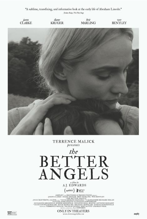 Braydon Denney در صحنه فیلم سینمایی The Better Angels به همراه دایان کروگر