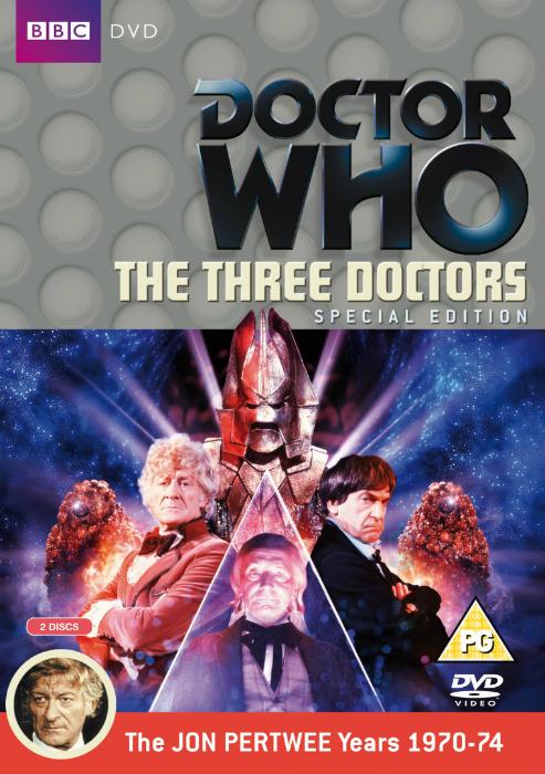 William Hartnell در صحنه سریال تلویزیونی دکتر هو به همراه Jon Pertwee و Patrick Troughton