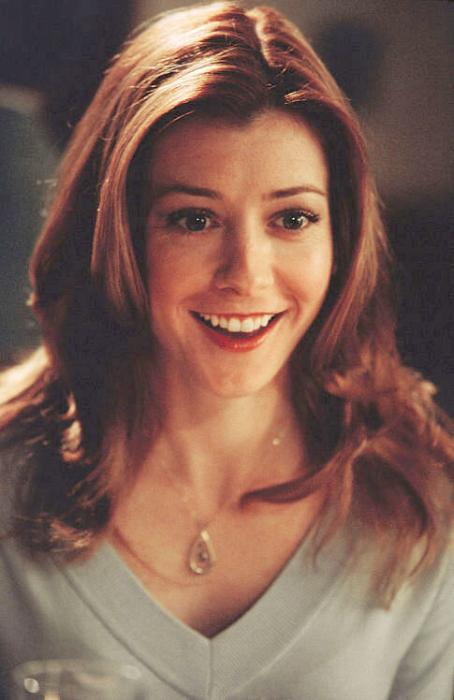 Alyson Hannigan در صحنه فیلم سینمایی عروسی آمریکایی