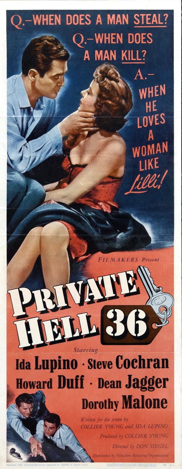  فیلم سینمایی Private Hell 36 با حضور هاوارد داف، Ida Lupino و Steve Cochran