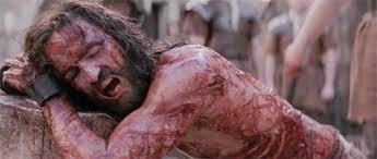 Jim Caviezel در صحنه فیلم سینمایی مصائب مسیح