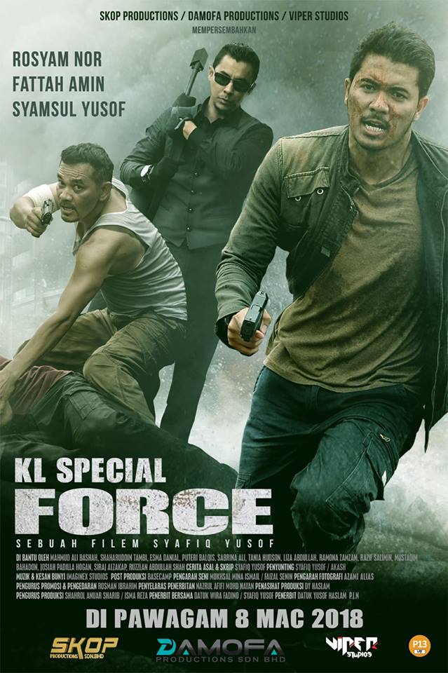  فیلم سینمایی KL Special Force با حضور Fattah Amin، Rosyam Nor و Syamsul Yusof