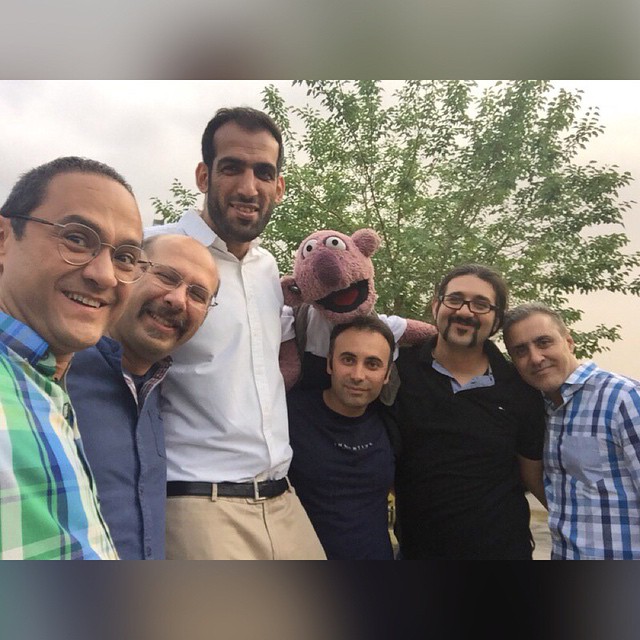 پشت صحنه برنامه تلویزیونی خندوانه به کارگردانی رامبد جوان