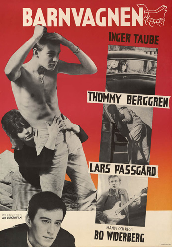 Thommy Berggren در صحنه فیلم سینمایی Barnvagnen به همراه Lars Passgård و Inger Taube