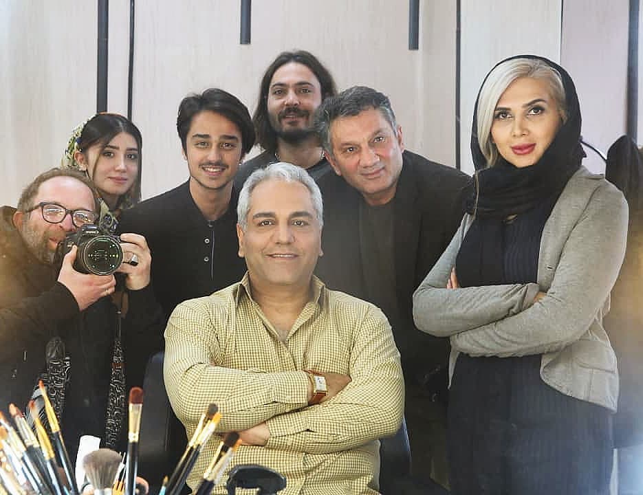 مهران مدیری در تست گريم سریال شبکه نمایش خانگی هیولا