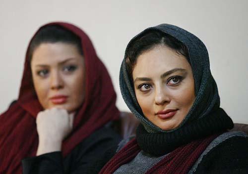 یکتا ناصر در نشست خبری سریال تلویزیونی دختران حوا به همراه نازنین کریمی