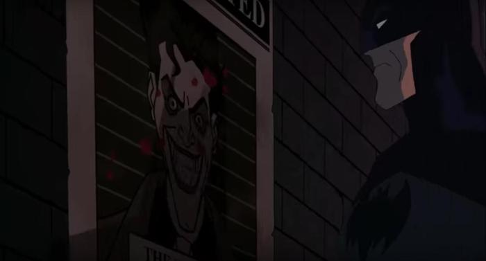 کوین کانروی در صحنه فیلم سینمایی بتمن: شوخی مرگبار