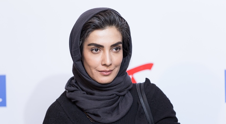 لیلا زارع در اکران افتتاحیه فیلم سینمایی آذر