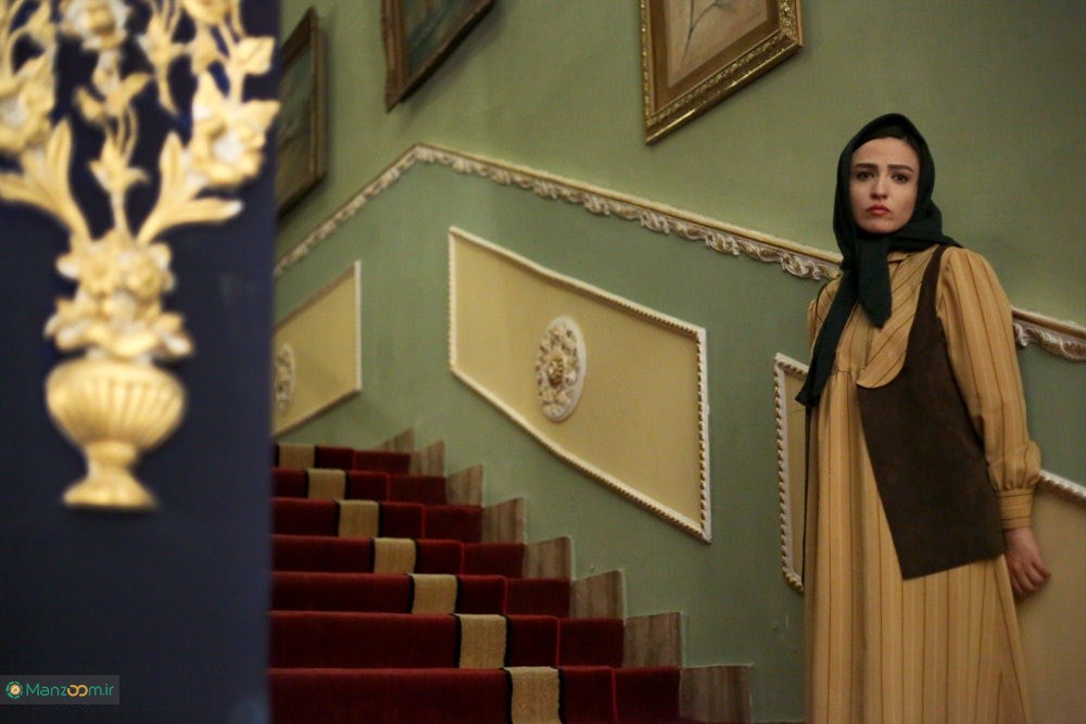 گلاره عباسی در پشت صحنه سریال شبکه نمایش خانگی شهرزاد 1
