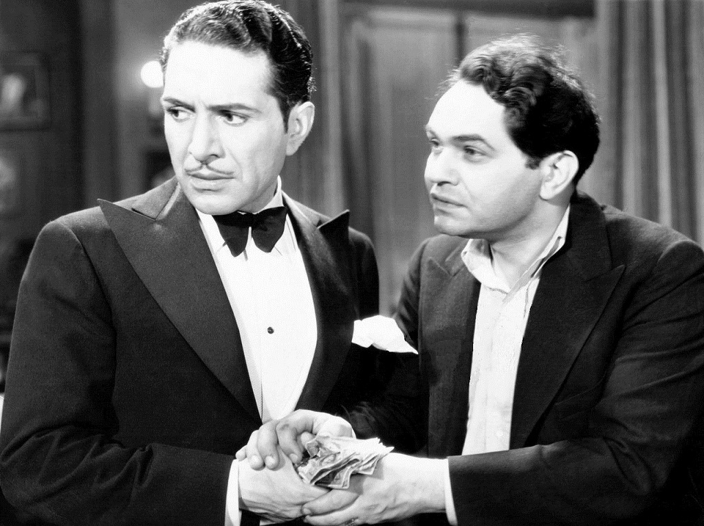 Edward G. Robinson در صحنه فیلم سینمایی Two Seconds به همراه جی. کارول نایش