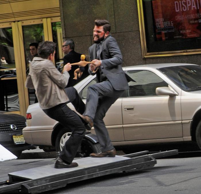 ادام اسکات در صحنه فیلم سینمایی زندگی پنهان والتر میتی به همراه Ben Stiller