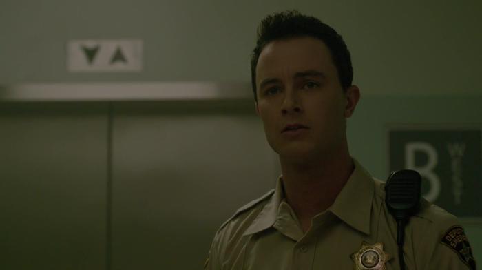 Ryan Kelley در صحنه سریال تلویزیونی گرگ نوجوان