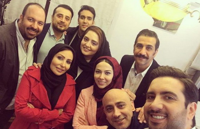 پشت صحنه سریال تلویزیونی پیکسل به کارگردانی محمود معظمی و محمدحسین لطیفی