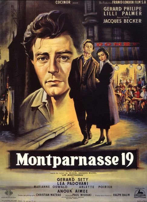  فیلم سینمایی Modigliani of Montparnasse به کارگردانی Jacques Becker