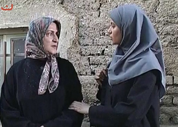 مریم امیرجلالی در صحنه سریال تلویزیونی متهم گریخت