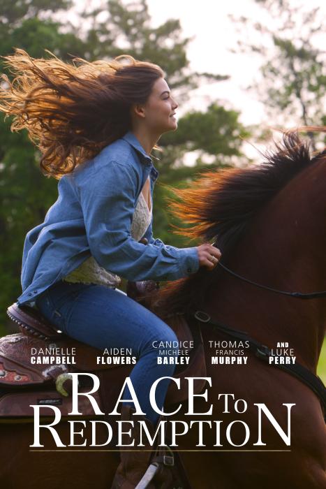 Thomas Francis Murphy در صحنه فیلم سینمایی Race to Redemption به همراه آیدن فلاورز، Candice Michele Barley، Luke Perry و Danielle Campbell