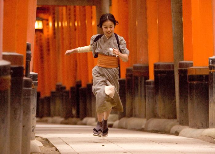 Suzuka Ohgo در صحنه فیلم سینمایی خاطرات یک گِیشا