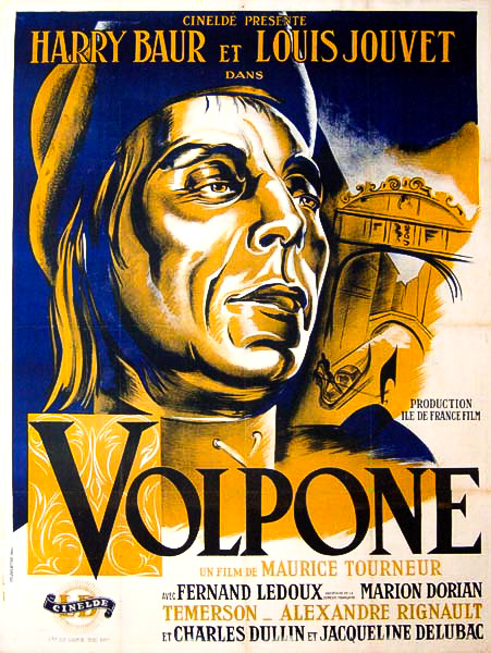  فیلم سینمایی Volpone به کارگردانی Maurice Tourneur و Jacques de Baroncelli