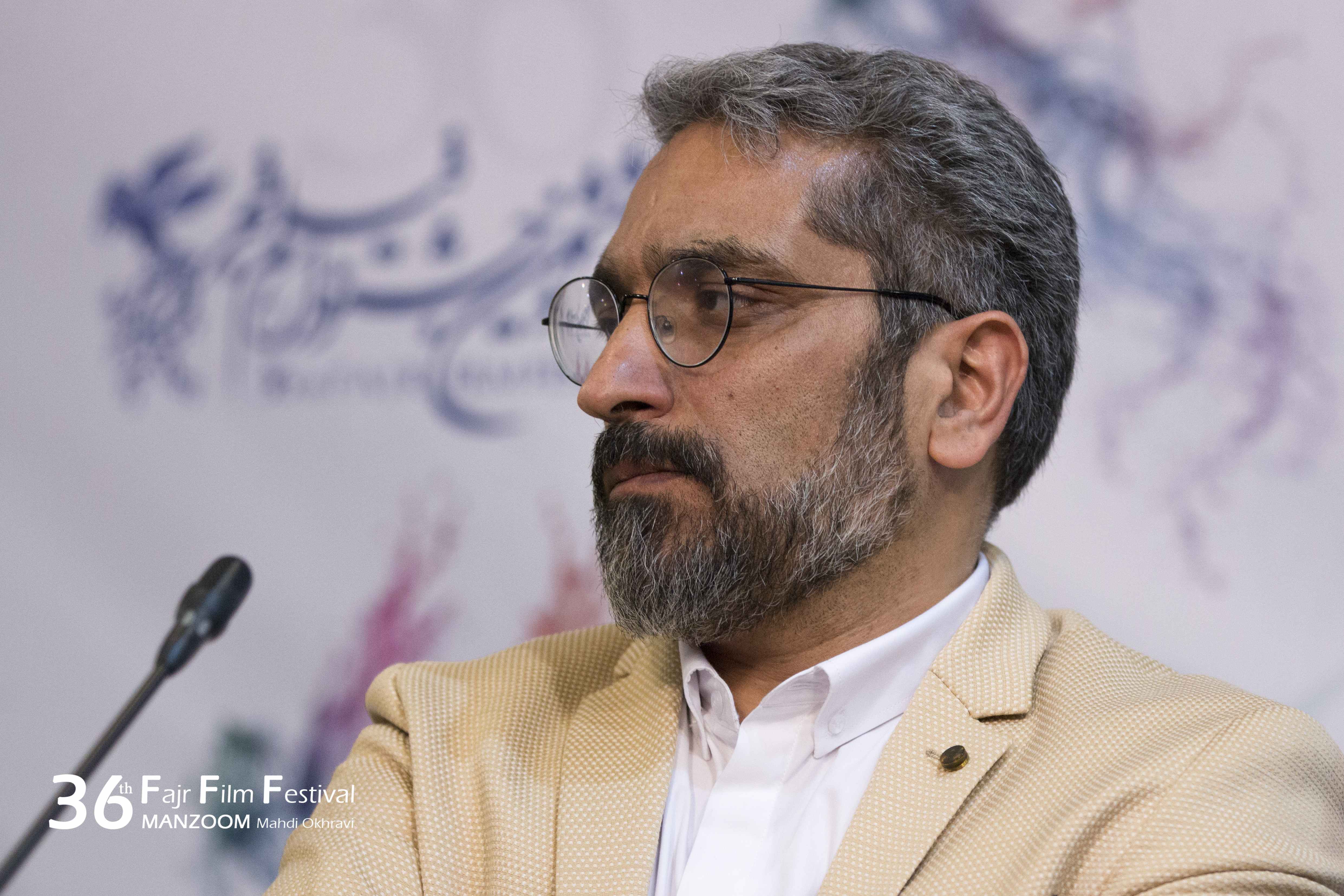 سیدحامد حسینی در نشست خبری فیلم سینمایی سرو زیر آب