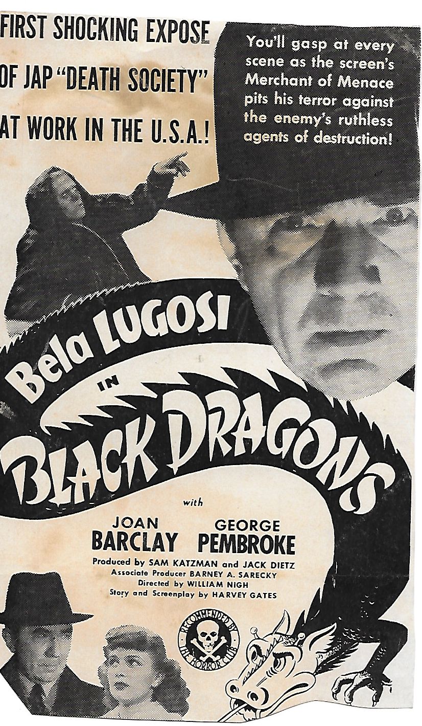 Joan Barclay در صحنه فیلم سینمایی Black Dragons به همراه Bela Lugosi
