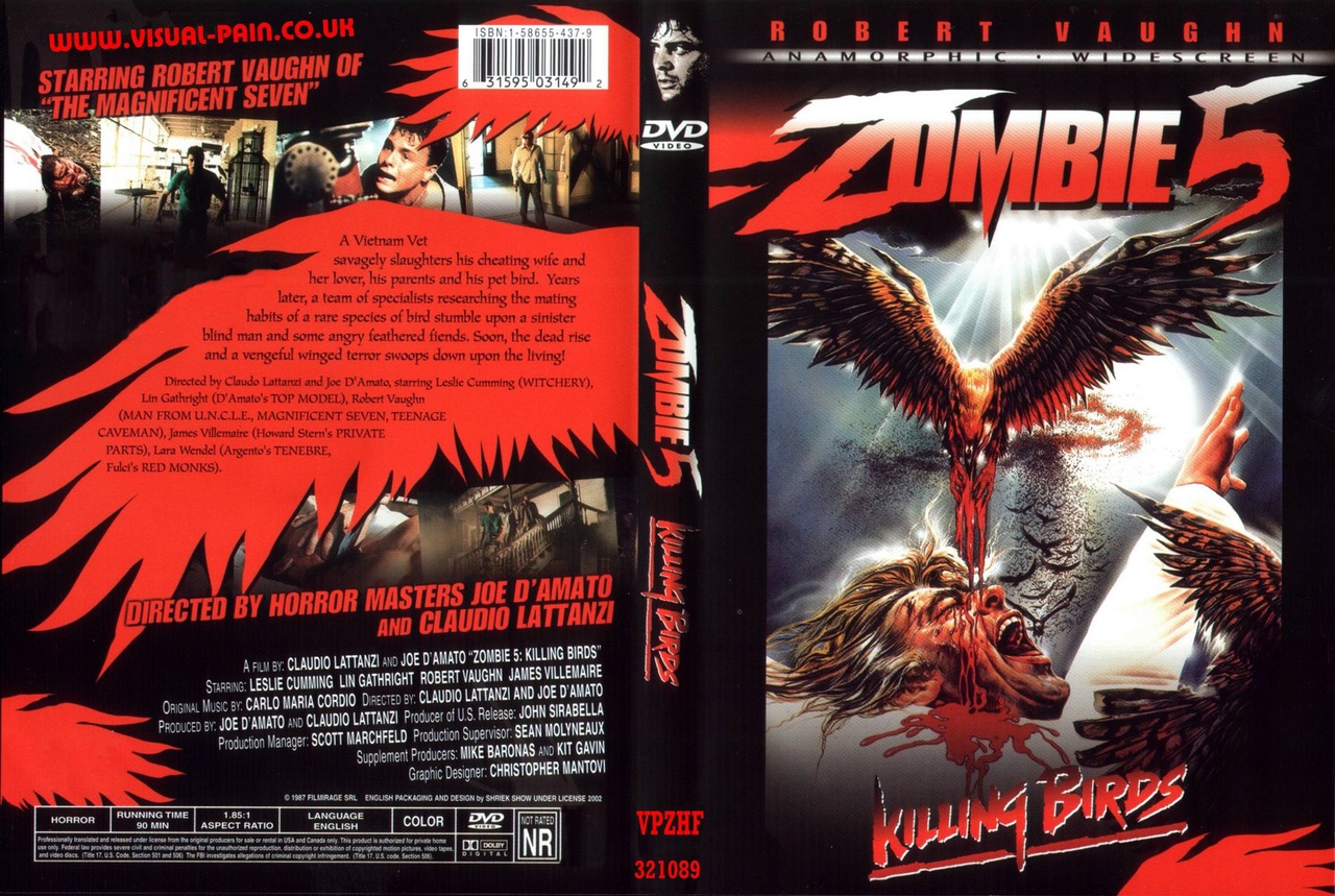  فیلم سینمایی Zombie 5: Killing Birds به کارگردانی Joe D'Amato و Claudio Lattanzi