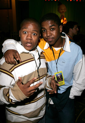 Kyle Massey در صحنه فیلم سینمایی جوجه کوچولو به همراه Christopher Massey