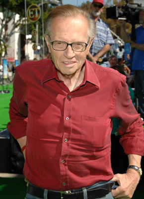 Larry King در صحنه فیلم سینمایی شرک ۳