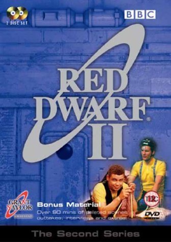 Chris Barrie در صحنه سریال تلویزیونی Red Dwarf به همراه Craig Charles