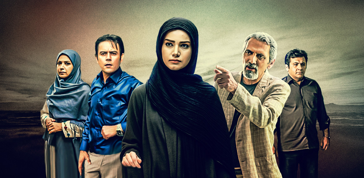 فرخ نعمتی در صحنه سریال تلویزیونی فاخته به همراه رحیم نوروزی، شهرام عبدلی و کمند امیرسلیمانی