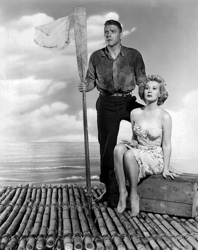 Burt Lancaster در صحنه فیلم سینمایی South Sea Woman به همراه Virginia Mayo