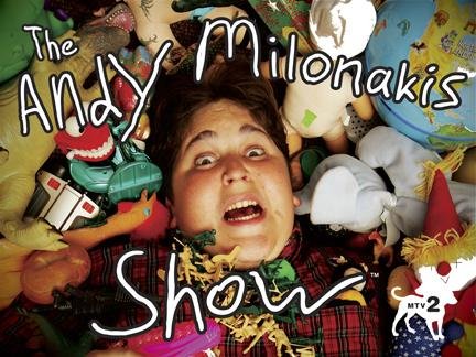 Andy Milonakis در صحنه سریال تلویزیونی The Andy Milonakis Show