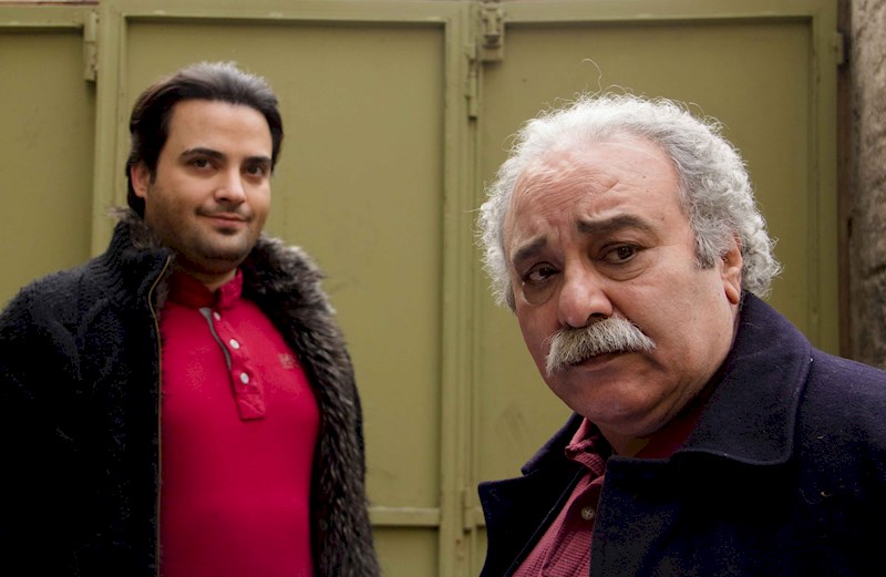 محمد کاسبی در صحنه سریال تلویزیونی خوب، بد، زشت به همراه مهدی سلوکی