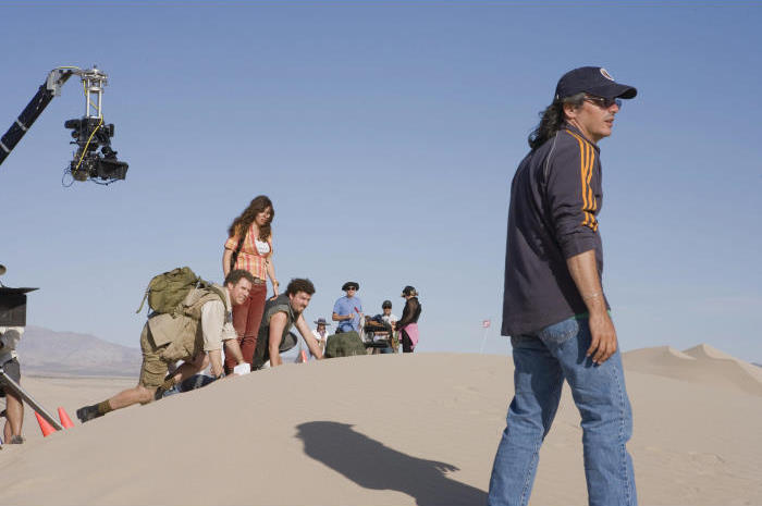 برد سیلبرلینگ در صحنه فیلم سینمایی سرزمین گمشده به همراه ویل فرل، دنی مک براید و Anna Friel