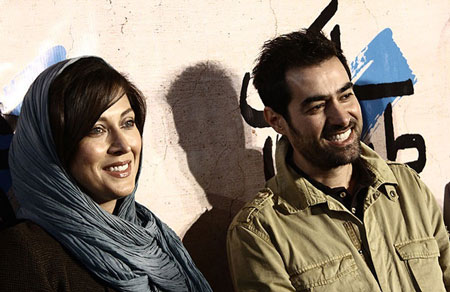مهتاب کرامتی در اکران افتتاحیه فیلم سینمایی ساکن طبقه وسط به همراه سید‌شهاب حسینی