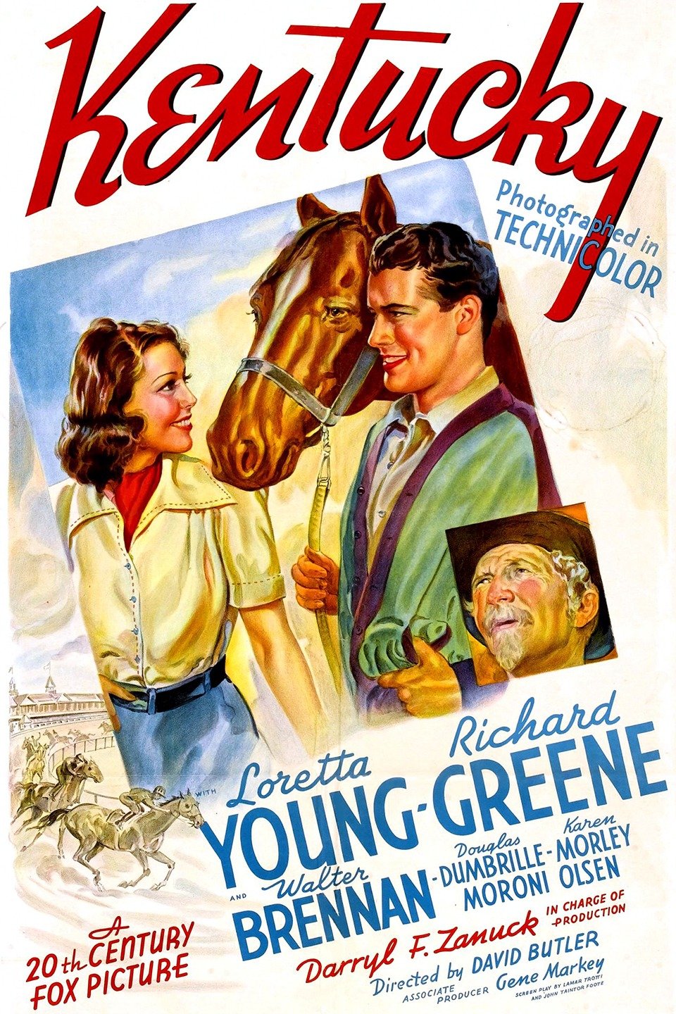  فیلم سینمایی Kentucky با حضور Richard Greene، Loretta Young و Walter Brennan