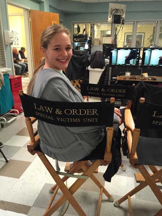 Madison Grace در صحنه سریال تلویزیونی قانون و نظم: واحد قربانیان ویژه