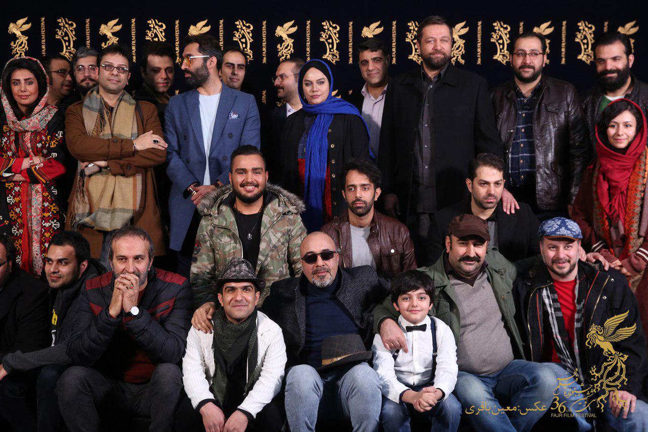 نرگس آبیار در جشنواره فیلم سینمایی مصادره به همراه مهران احمدی، مزدک میر عابدینی، هادی کاظمی، رضا عطاران و اصغر نژادایمانی